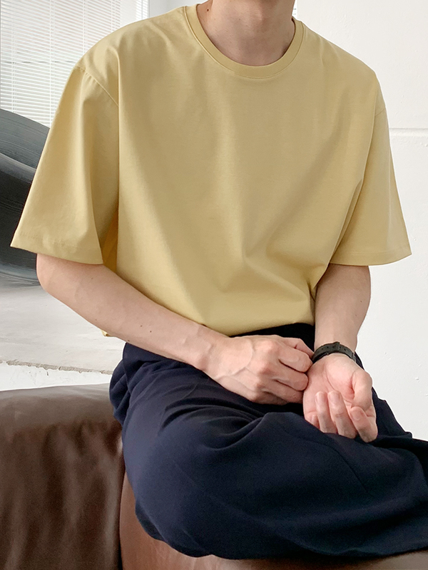 머스트 실켓 코튼 티셔츠 (15color)
