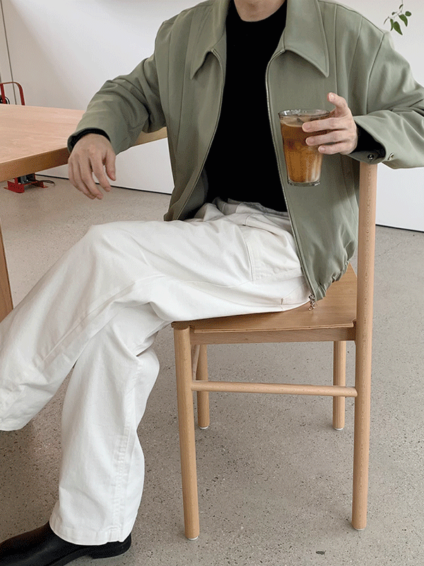 올리브 라인 크롭 자켓 (2color)