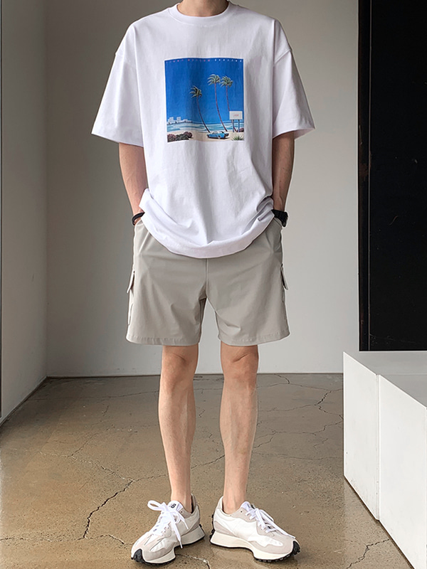 카 나염 반팔 티셔츠 (3type)