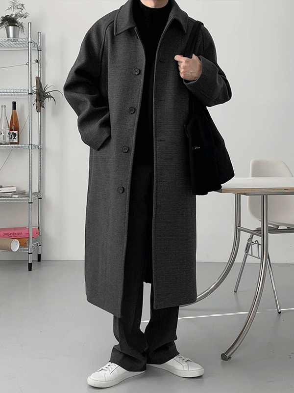 도슨 래글런 싱글 코트 (4color)