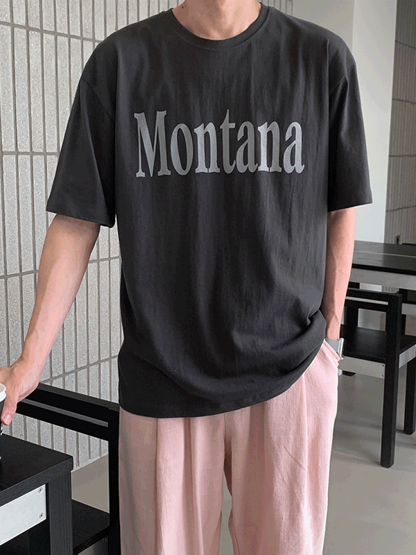 몬타나 반팔 티셔츠 (2color)