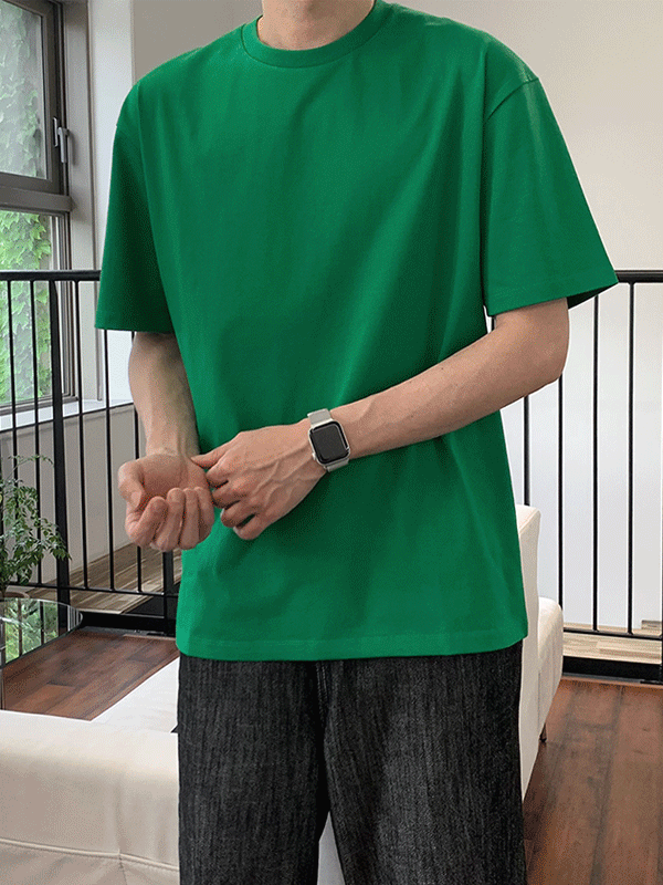 에버딘 수피마 반팔 티셔츠 (16color)